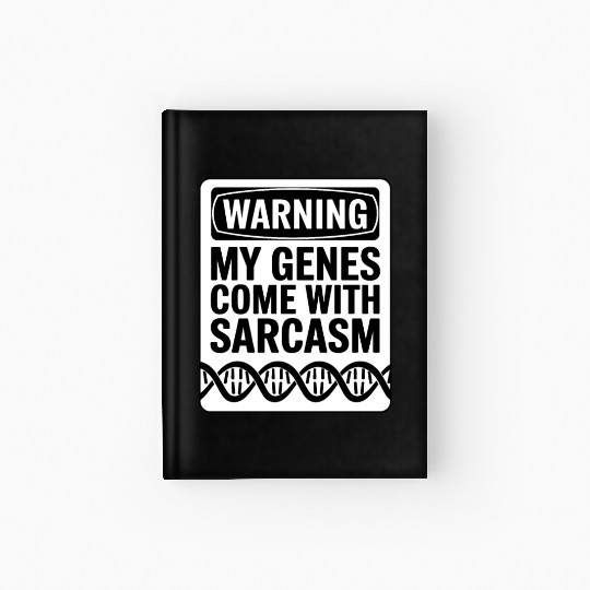 Sarcastic Genealogy DNA Test Genetics Biologist Hardcover Journal