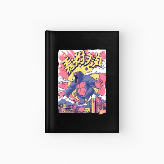 Kaiju Gorilla – Neon City Rampage Hardcover Journal