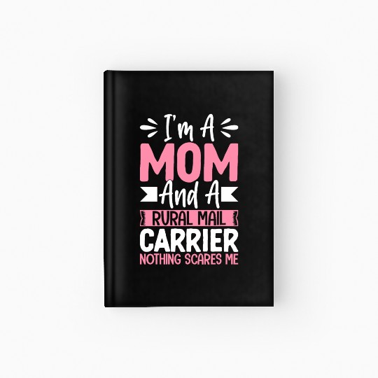 Postal Service Worker Mail Lady Mom Rural Mail Hardcover Journal