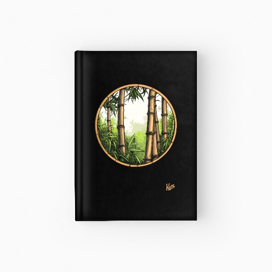 Serene Bamboo Forest Hardcover Journal