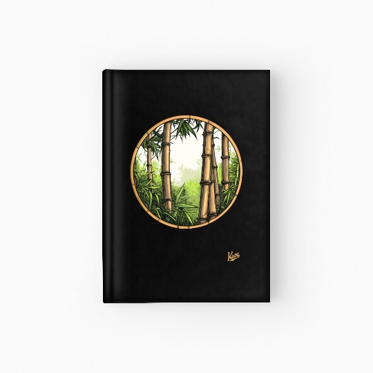 Serene Bamboo Forest Hardcover Journal