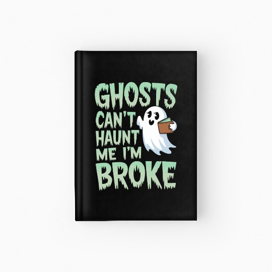 Paranormal Comedy Funny Ghost Humor Lighthearted Hardcover Journal