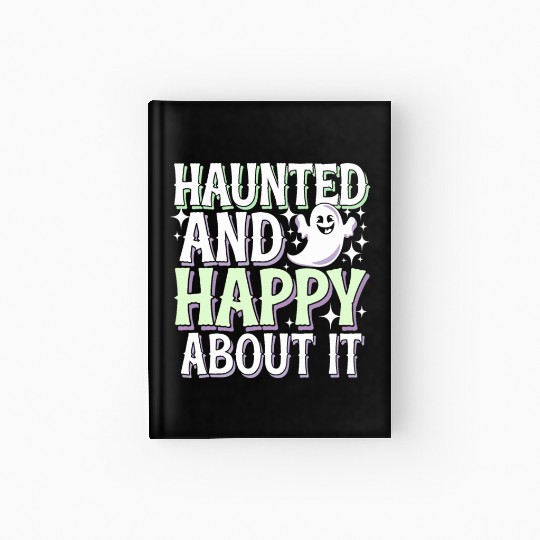 Paranormal Comedy Funny Ghost Humor Lighthearted Hardcover Journal