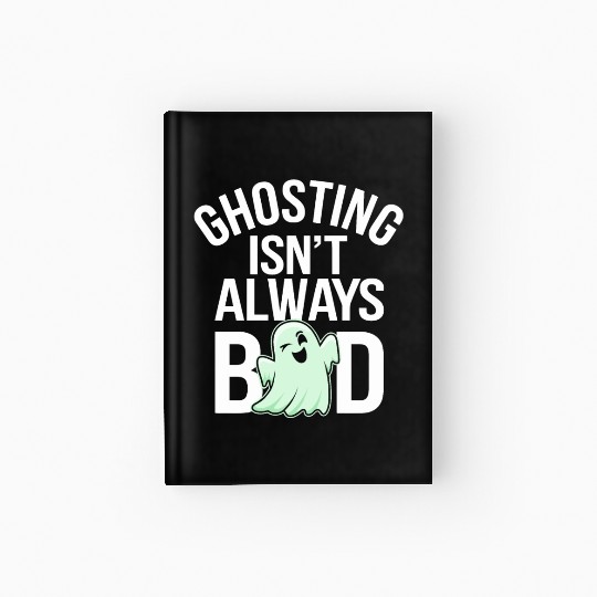 Paranormal Comedy Funny Ghost Humor Lighthearted Hardcover Journal