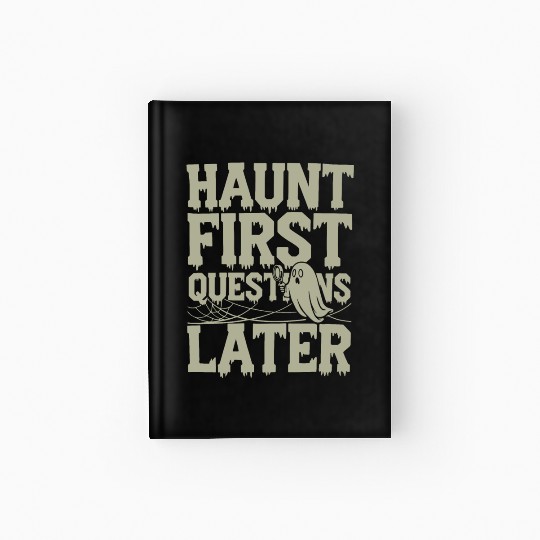 Paranormal Comedy Funny Ghost Humor Lighthearted Hardcover Journal
