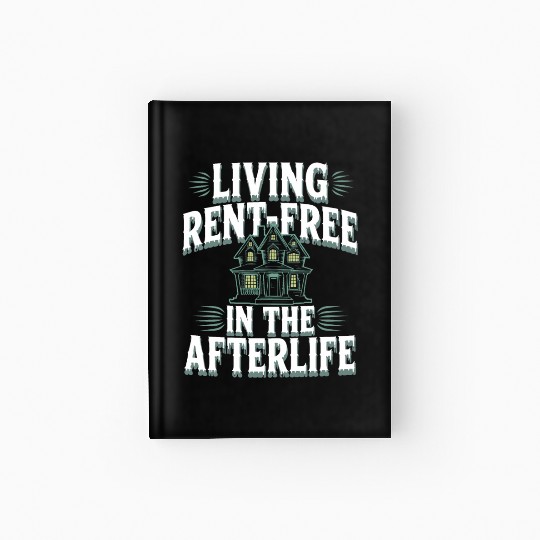 Paranormal Comedy Funny Ghost Humor Lighthearted Hardcover Journal