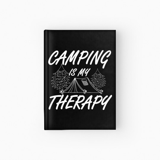 Camping Is In-Tents: Adventure, Nature, Fun Hardcover Journal
