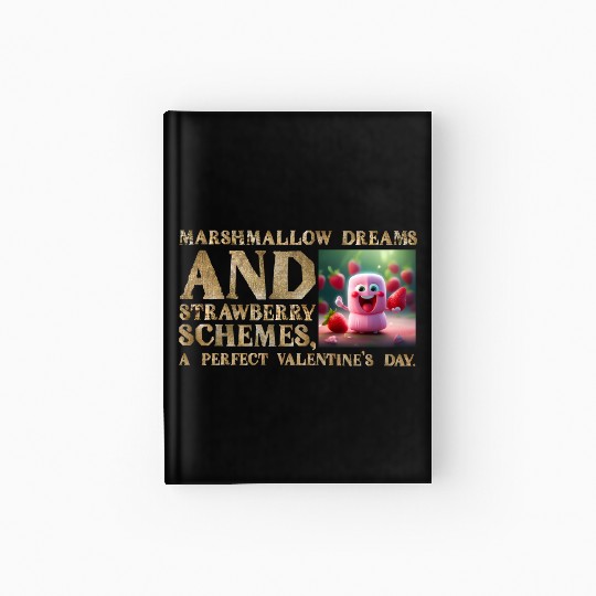Marshmallow Dreams & Strawberry Schemes Hardcover Journal