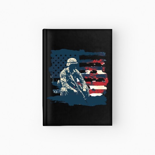 US Memorial Day Hardcover Journal