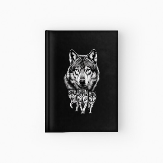 Wolf Hardcover Journal, Wolf Lover Hardcover Journal, Wolf Moon Hardcover Journal, Wol
