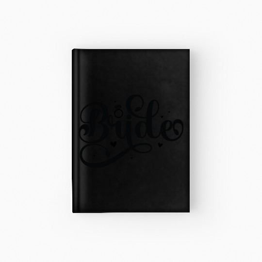Bride Elegant Wedding Hardcover Journal