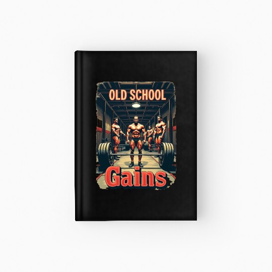 Old School Gains Hardcover Journal
