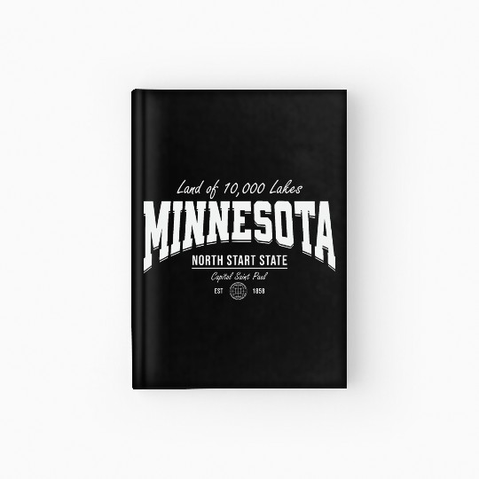Minnesota Land of 10,000 Lakes Hardcover Journal