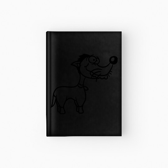Dog Looks Stupid Funny Guy Crazy Witty Mad Weird Hardcover Journal