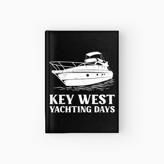 KEY-WEST YACHTING DAYS Florida Keys Sunshine-State Hardcover Journal