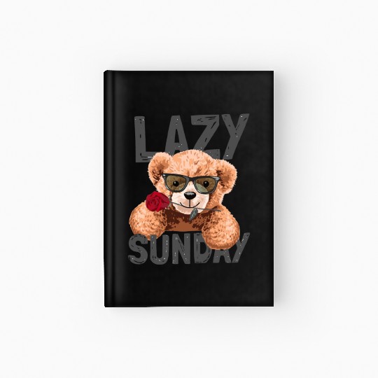 lazy sunday Hardcover Journal