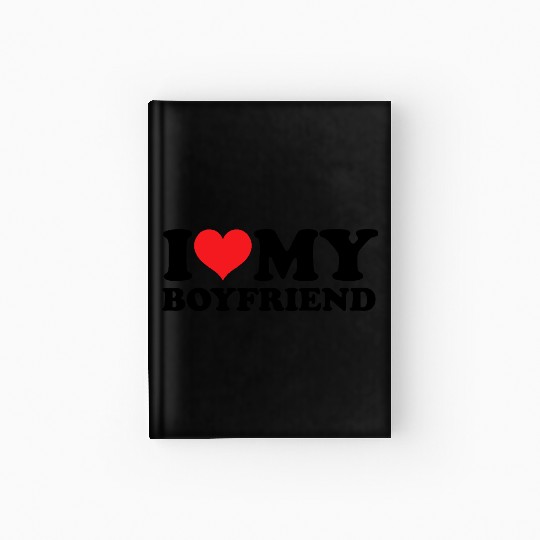 I Love My BF Hardcover Journal