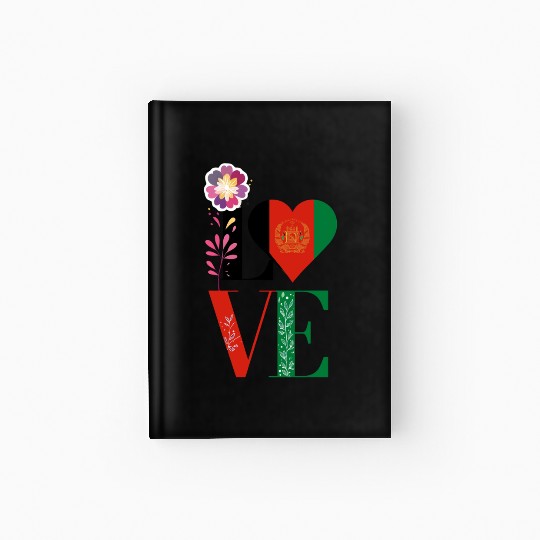 Kabul Store Love Afghanistan Hardcover Journal