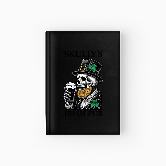 Skully's Irish Pub Skull St. Patrick's Day 2025 Sh Hardcover Journal