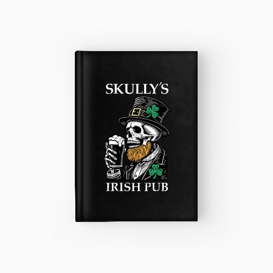 Skully's Irish Pub Skull St. Patrick's Day 2025 Sh Hardcover Journal