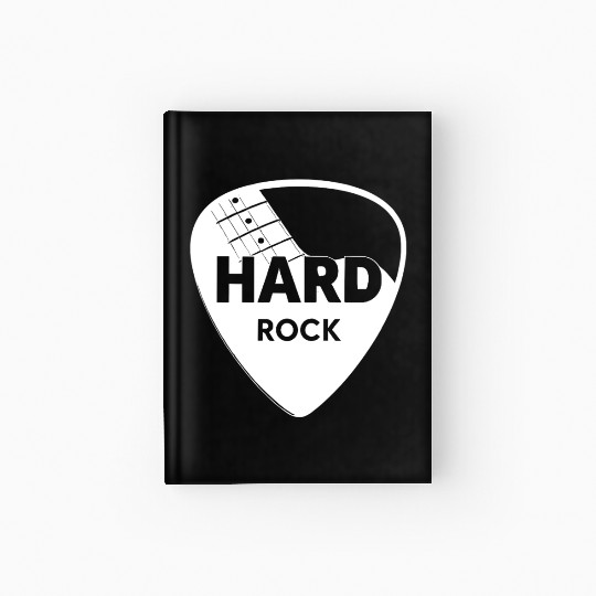 Hard Rock Guitar Pick Hardcover Journal