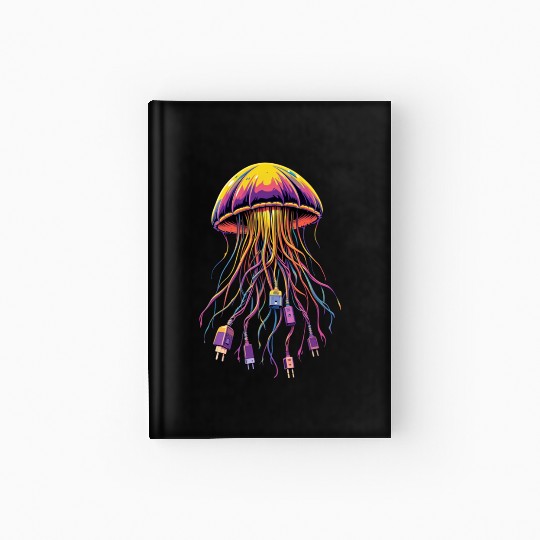 Electric Jellyfish Hardcover Journal