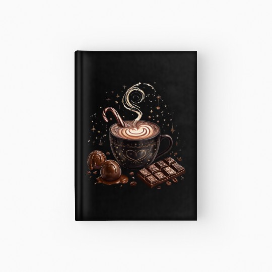 Cozy Hot Chocolate with Sweet Treats Hardcover Journal