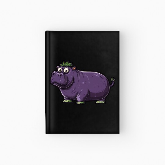 Hip Eggplant Hardcover Journal