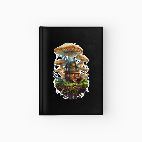 Fungi house Hardcover Journal