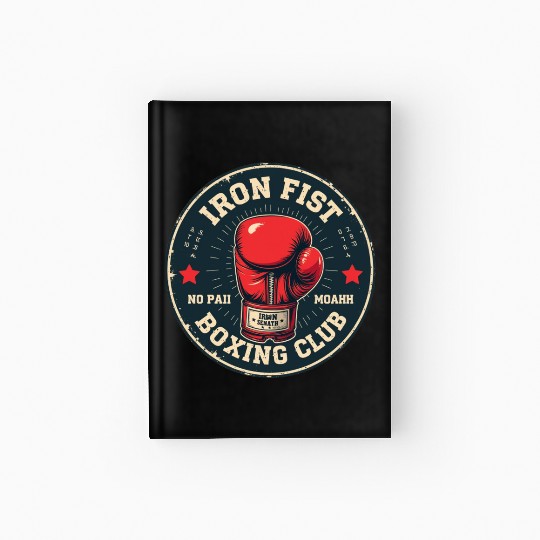 Vintage Boxing Club Training Hardcover Journal