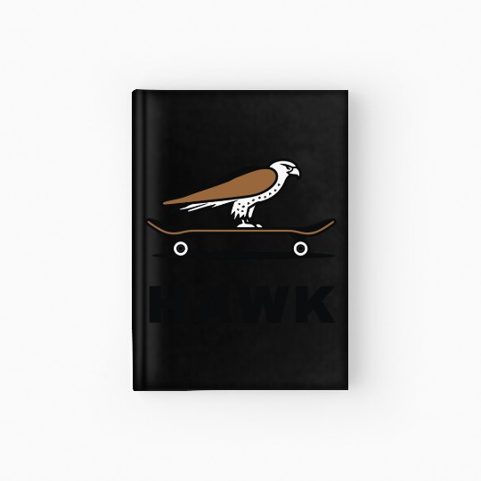 Hawk Skater Fan Skateboard Stunts Freestyle Gift Hardcover Journal