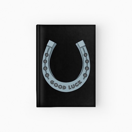 Good Luck Horseshoe Hardcover Journal