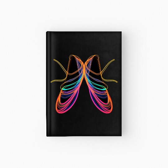 Ballet Shoes Steamwave Art Hardcover Journal