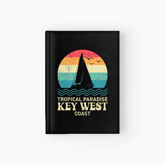 Florida TROPICAL PARADISE KEY-WEST COAST Hardcover Journal