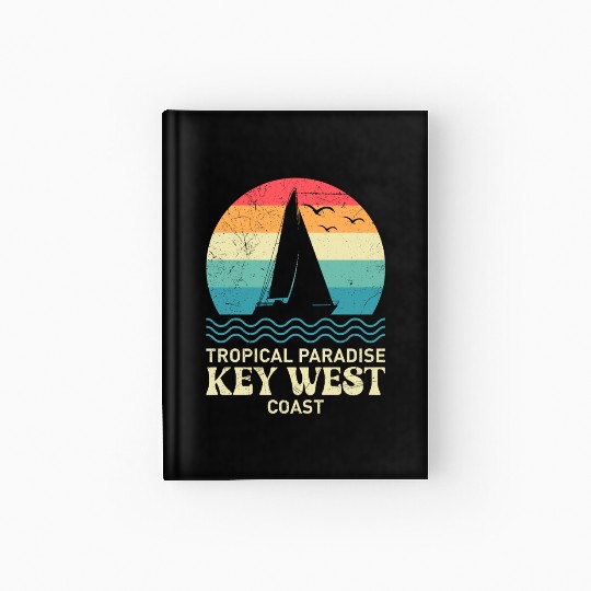 Florida TROPICAL PARADISE KEY-WEST COAST Hardcover Journal