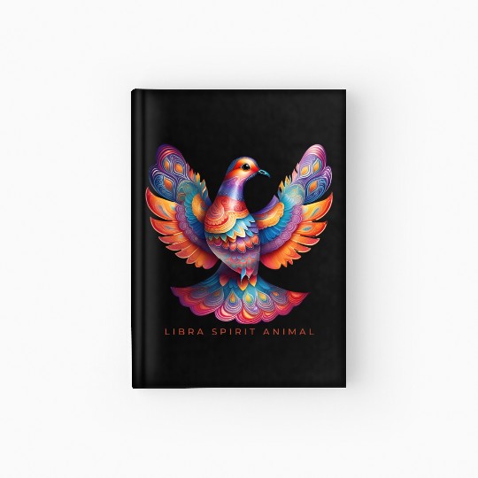 Libra Spirit Animal Dove Alebrije Female Hardcover Journal