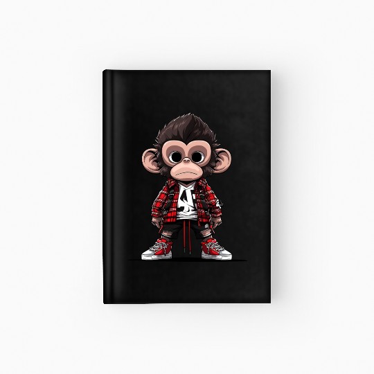 Bored Monkey Hardcover Journal