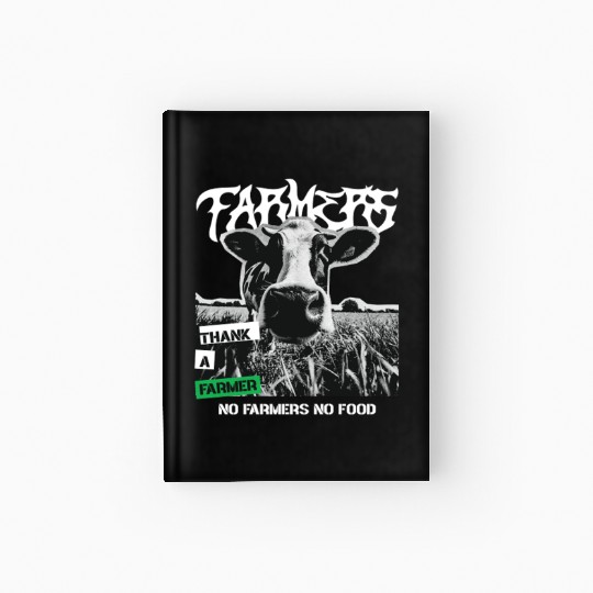 Thank a farmer DESIGN Hardcover Journal