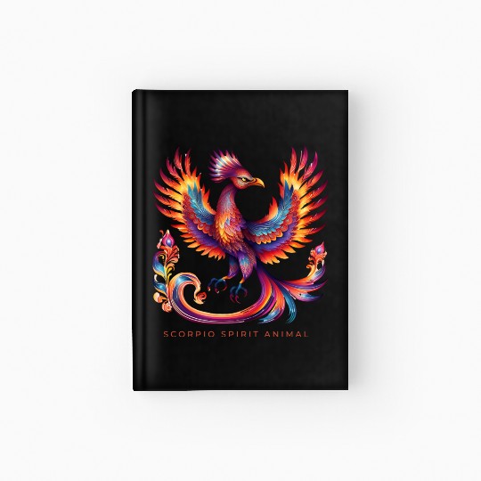Scorpio Spirit Animal Phenix Alebrije Male Hardcover Journal