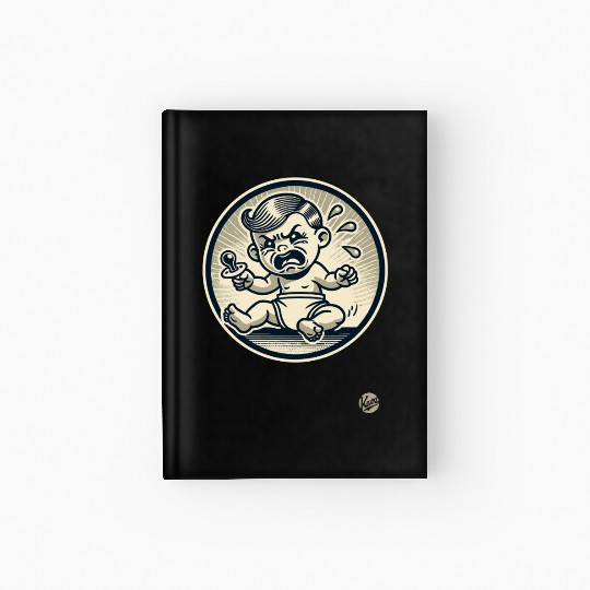 Spoiled Crybaby – Vintage Cartoon Hardcover Journal