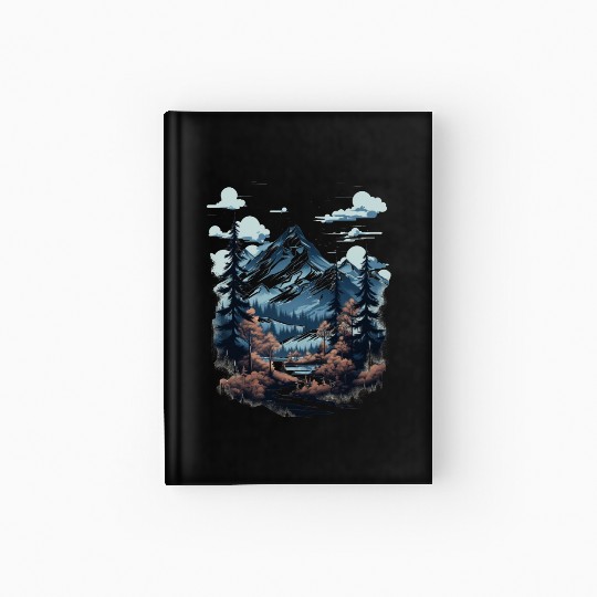 Midnight Mountain Serenity Hardcover Journal