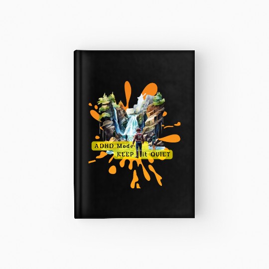 NEURODIVERGENT adhd noise Hardcover Journal