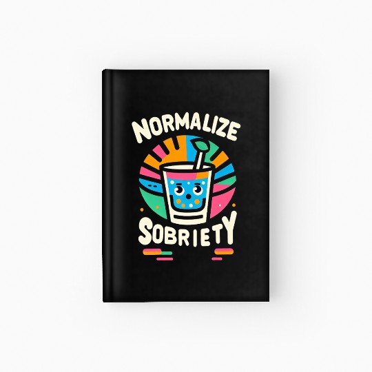 Normalize Sobriety 9 Hardcover Journal