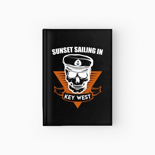 Florida SUNSET SAILING IN KEY-WEST Sunshine-State Hardcover Journal