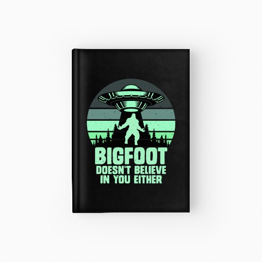 UFO-Bigfoot Yeti Sasquatch Hardcover Journal