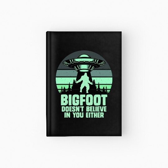 UFO-Bigfoot Yeti Sasquatch Hardcover Journal
