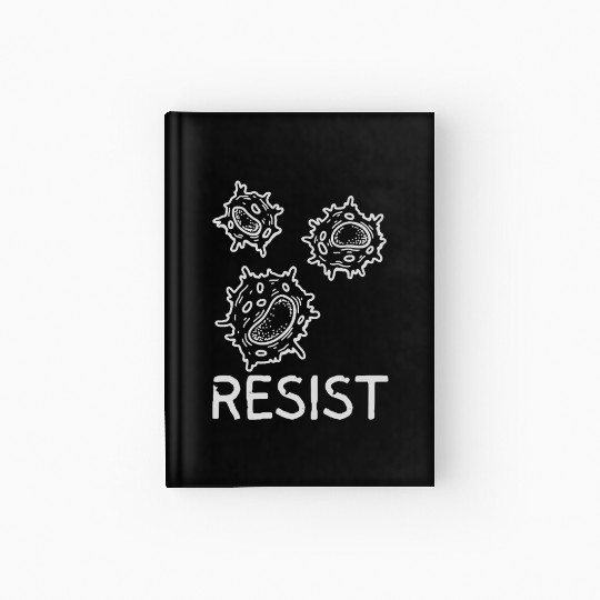 Immune Cell Resist Design – Science & Activism Art Hardcover Journal