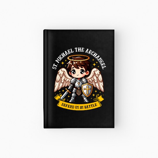 Saint Michael the Archangel Catholic Pray for kids Hardcover Journal