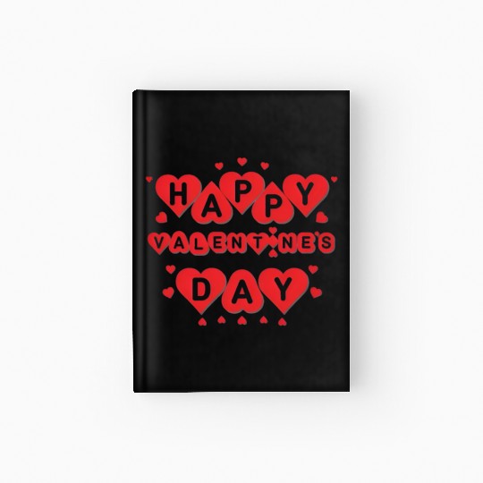 Happy Valentine's Day. Hardcover Journal