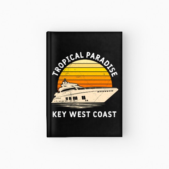 Florida TROPICAL PARADISE KEY-WEST COAST Hardcover Journal